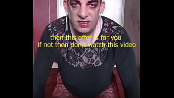 Preview 1 of Marcy Diamond New - if this video is not for you then please don, t watch as it may not be for everybody seeing a crossdresser  putting himself on offer to any man watching