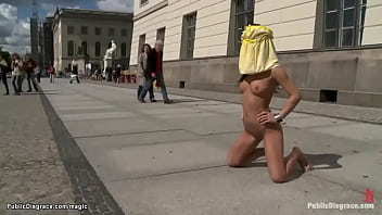 Preview 1 of Ho Rae Girl - Little Romanian anal public banged