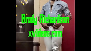 Preview 1 of Mharastra Sex Out Dour - Black Muscle Denim and Stroke Toying