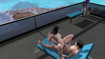 Preview 1 of Bazaar Hot Stepmom - Sexy Asian girl rides on top | 3D Porn