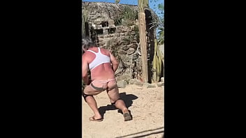 Preview 1 of Gepwep Movis - Outdoor Dildo Fucking Fun!