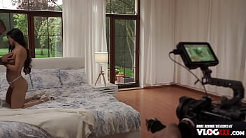 Preview 2 of Sexy Boy And Girl Xxx - Sexy Brunette Moona Snake Take It Deep Behind Scenes