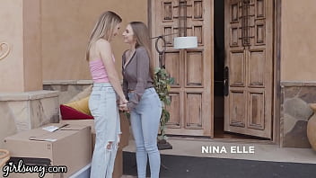 Preview 1 of Hindi Xxxmuvi - GIRLSWAY - Stacked Cougars Katie Morgan And Elle Swap-Fuck Their New 18yo Neighbors