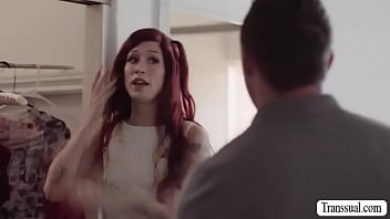 Preview 1 of Xxxhd Mp - Strict stepdad barebacks his TS stepteen