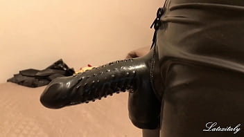 Preview 1 of Xxxx Video Hd 2019 Indian - Huge latex cock