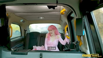 Preview 2 of Vacuum Cub - Fake Taxi - Pink haired wonder fucker gets her pussy CREAMPIED