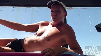 Preview 2 of Indain Nagat - Pervy PapiFachero is still enjoying his speedo bulge on the balcony! Don&#039_t have many left before fall sets in,  so have to ...