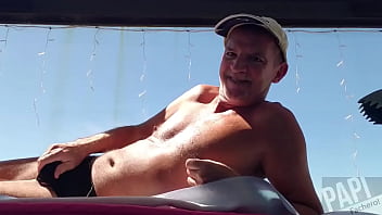 Preview 3 of Indain Nagat - Pervy PapiFachero is still enjoying his speedo bulge on the balcony! Don&#039_t have many left before fall sets in,  so have to ...