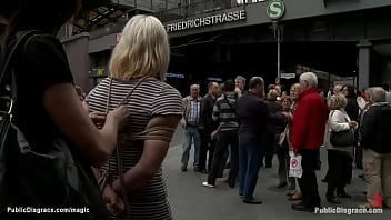Preview 2 of Azumi Mizhuzhima - Bound Euro blond walked in public