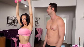 Preview 1 of Gangbang Bus Uncensored - Crystal Rush Her Private Trainer Love Pink Milf