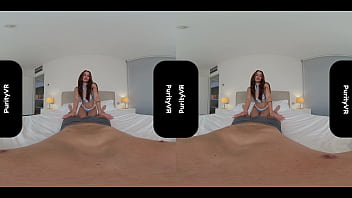 Preview 1 of Flats - Femme Fatale Jessy Jey hard fuck in Vr porn by her boss