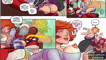 Preview 2 of Brunette Baba Makes Love - Bubble Butt princess pt. 2 - Perverted Santa Clause gets Naughty Teen Horny with his hard boner - 18yo Teenager Gangbanged in Icecream Truck