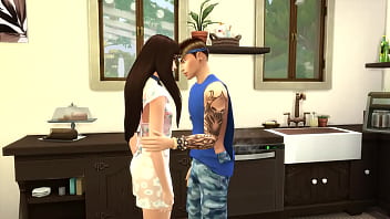 Preview 1 of Japanese May Husband - George&#039_s party with girls | The Sims 4: WickedWhims