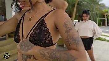 Preview 3 of Monalish Ko Xxx Video Hd - Lesbian couple gets jealous and joins in on sex
