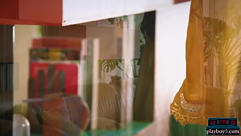 Preview 1 of Deepthi Sunaina In Big Boss2 - Petite teen Jane Wilde shows off her hairy pussy and perfect ass for Playboy