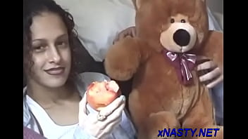 Preview 1 of Russian Beautiful - Lusty brunette Nilma enjoys extreme sex