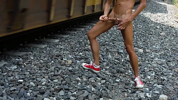 Preview 3 of Auntyaudio - Jerking while train passes by