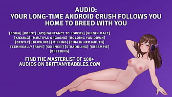 Preview 2 of Truth Or Dare Turns Into Gay - Audio: Your Long-Time Android Crush Follows You Home To Breed With You