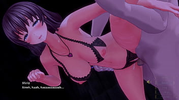 Preview 4 of Kenyan Girls Twerking Panties - Knight Ricca and Ghouls. Miria and Merchant [4K,  60FPS,  3D Hentai Game,  Uncensored,  Ultra Settings]