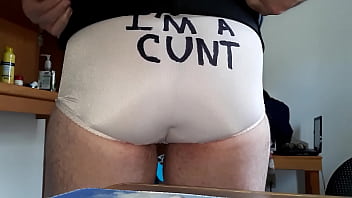 Preview 2 of Son Watchs - panties pulled down and opened up! pump my ass full of cum &amp_ make me taste it ~ I&#039_m a Cunt!