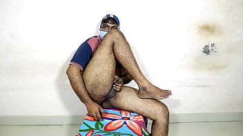 Preview 2 of Bangladesh Sxe - Round brush in my ass and taste my balls