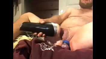 Preview 3 of Seva Aprilia - Pump and jack w my masturbator
