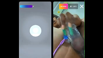 Preview 1 of Tongue Kissing Compilation Desi - Morena com brinquedo na live parte 2