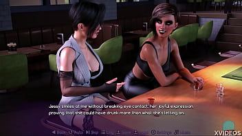 Preview 4 of Lesbian Talk On Phone - SKY RESORT: DELPHI &amp_ JESSY #08 &bull_ She&#039_s so deep in that tight pussy