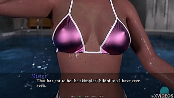 Preview 2 of Lesbian Shitty Ass - A PETAL AMONG THORNS #08 &bull_ She&#039_s unbelievable sexy in her tiny bikini