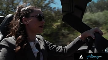 Preview 1 of Huge Boobs Hairy Armpits - GIRLSWAY - Hot 18yo Girl Must Fuck The Cop If She Doesn&#039_t Want To Be Arrested For Public Indecency
