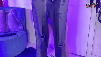 Preview 4 of My Kazwn - Desperate pissing on my black jeans
