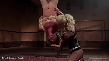 Preview 1 of Fucking My Mom On Stuck - Suspended man spanked by femdom