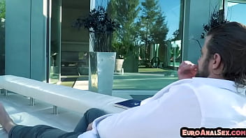 Preview 1 of Granny Pass Com - Pornstar babe enjoys outdoor footfetish anal with her hubby