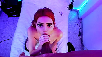 Preview 1 of Birazzers Anal - Deep Throat By My Sexy Redhead -Lyligth
