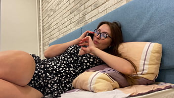 Preview 1 of Randi Sex Mobi - The stepson came to his stepmother to wish her a happy birthday,  but in the end he fucked her