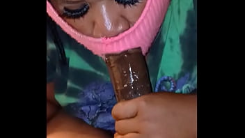 Preview 1 of Vavy Xxxx - She blew bubbles with my cum after sucking my dick real good