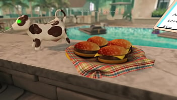 Preview 1 of Granny Shags - Second Life - De and Marcus in BBQ day.
