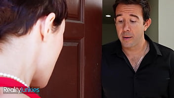 Preview 1 of Horse Xes Girl New Xes Videos - Sexy Housewife (Olive Glass) Mades Cookies For Her Neighbour But What She Really Wants Is His Cock - Reality s