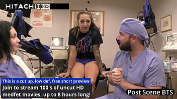 Preview 3 of Dani Gold - Don&#039_t Tell Doc I Cum On The Clock! Puerto Rican Nurse Stefania Mafra Sneaks Into Exam Room,  Masturbates With Magic Wand At HitachiHoes - Reup
