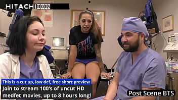 Preview 4 of Dani Gold - Don&#039_t Tell Doc I Cum On The Clock! Puerto Rican Nurse Stefania Mafra Sneaks Into Exam Room,  Masturbates With Magic Wand At HitachiHoes - Reup