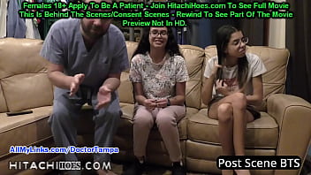 Preview 3 of School Garl Xxx 3gp - Don&#039_t Tell Doc I Cum On The Clock! Latina Nurse Angel Santana Sneaks Into Exam Room,  Masturbates With Magic Wand At HitachiHoes.com!