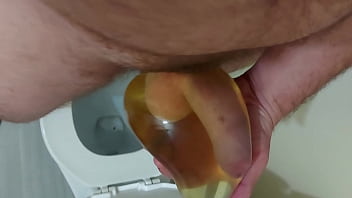 Preview 2 of Girl To Gril Sex Scandal - Fun with pee in condon