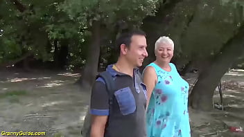Preview 1 of Hindi Sex Vidio Hd Dasiy - busty bbw mom loves stepson on public beach