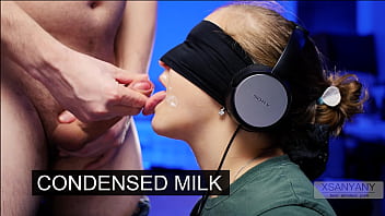 Preview 4 of Lilah Fist - My BEST FRIEND offered to Play the TASTE GAME but Tricked me into feeding me CUM - XSanyAny