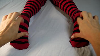Preview 4 of Phamhdqig - Soles Massage And Tickling,  Stripped Socks