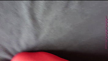 Preview 3 of Cartoon Barbie Princess Sex Dp - Nylonjunge wichst in der Roten Strumpfhose
