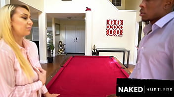 Preview 3 of Xxxcomsaxy Vidio - Blonde Pawg Milf Fucks on Pool Table her big dick Divorce Attorney