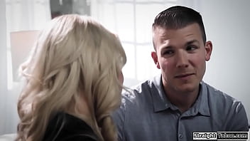 Preview 1 of Sanny Leone Sexi Video - StraightTaboo.com - Stepson dominates and bangs milf stepmom