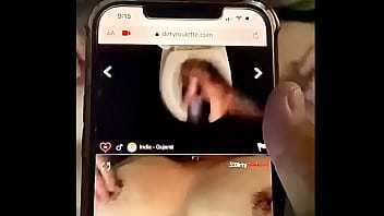 Preview 3 of Seleon Xxxx Com - Guy jerks off to wife&rsquo_s tits