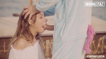 Preview 2 of Mom Arella Farera - MAMACITAZ - (Alberto Blanco,  Taylor Sands) - Horny Unicorn With Big Cock Bangs Hairy Pussy Teen By The Docks
